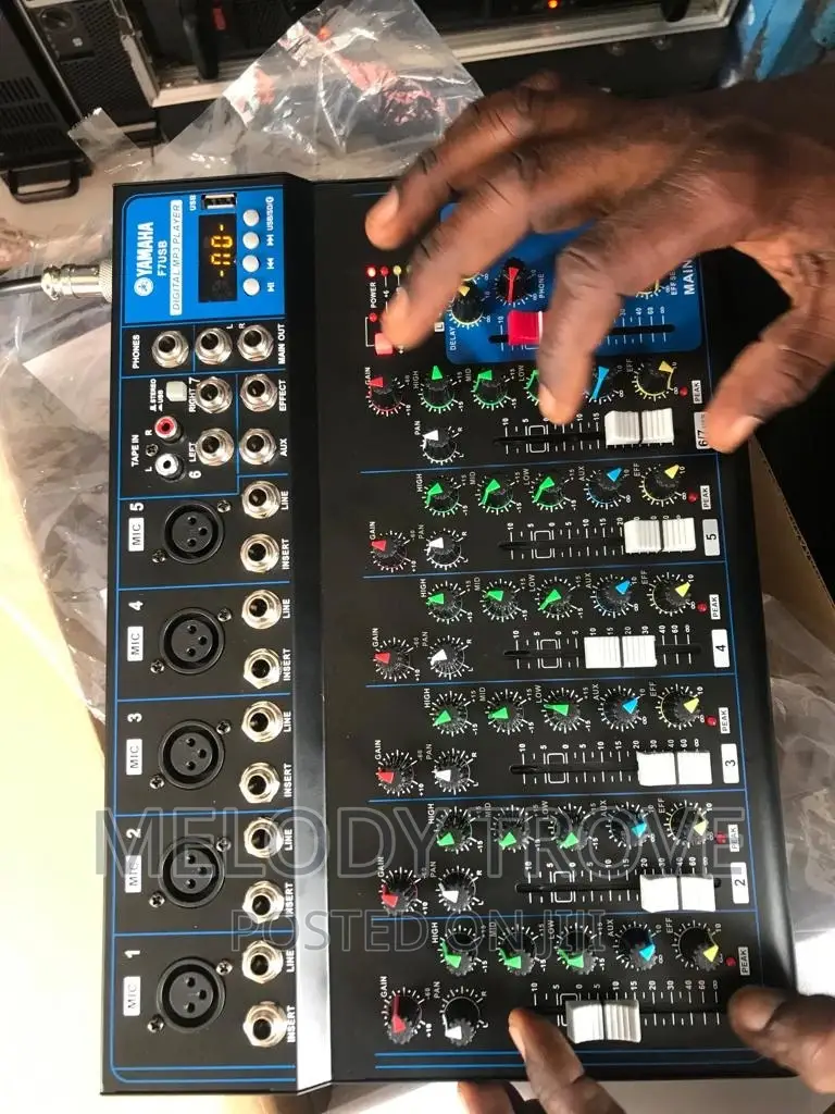 7channel Mixer With Bluetooth