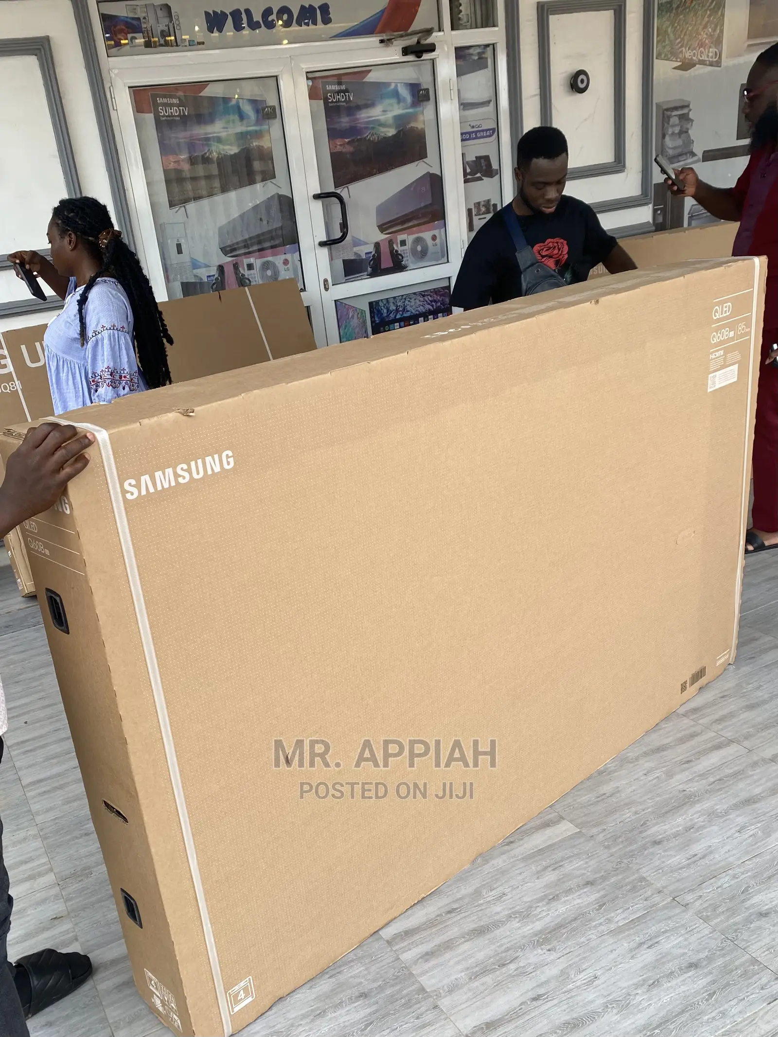 High Quality SAMSUNG 85-Inch Class QLED Q60B Series Tv.