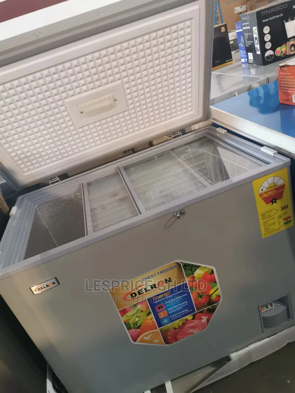 Sealed Delron Chest Freezer 258L