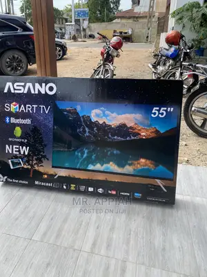 Quality Yet Affordable Asano 55” UHD Smart Tv +Bluetooth.