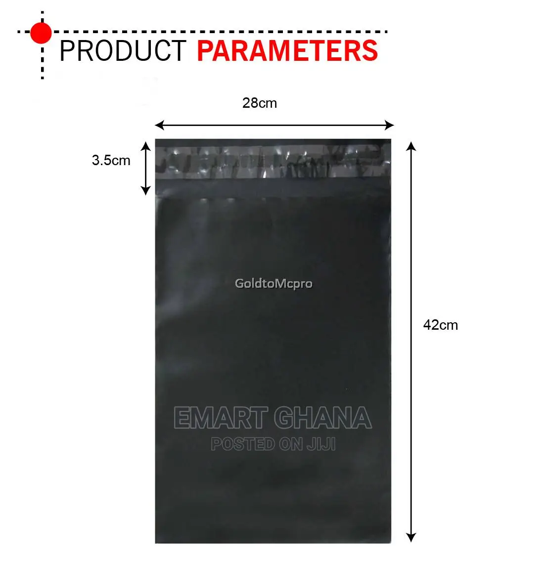 100pcs Packaging Courier / Parcel Plastic Bag