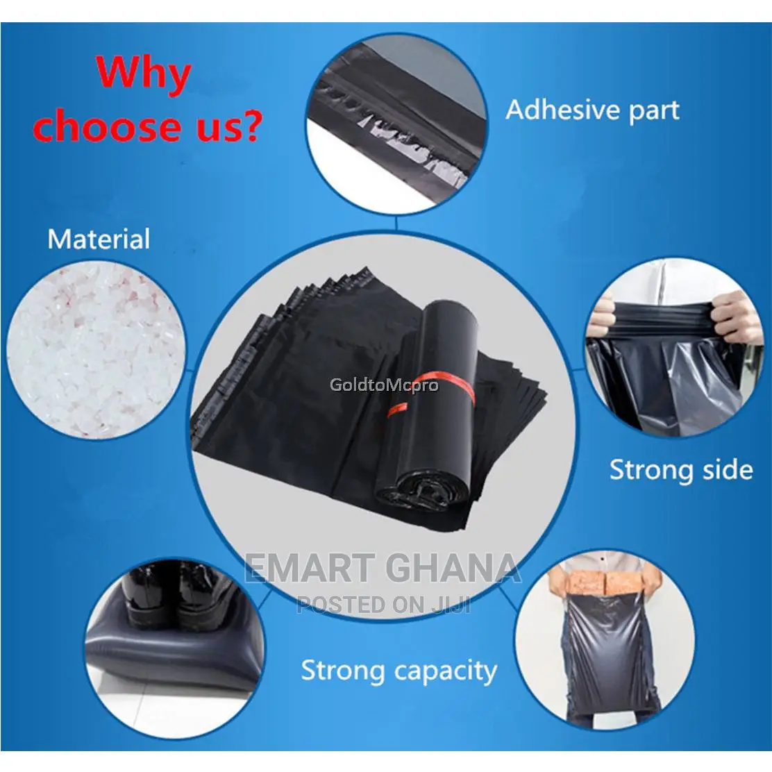 100pcs Packaging Courier / Parcel Plastic Bag