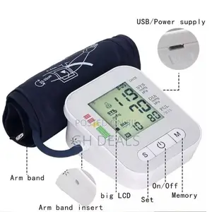 Voice Blood Pressure Monitor Digital Bp Pulse Health Heartbe
