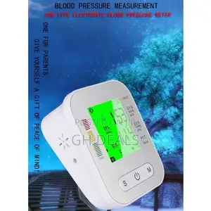 Voice Blood Pressure Monitor Digital Bp Pulse Health Heartbe