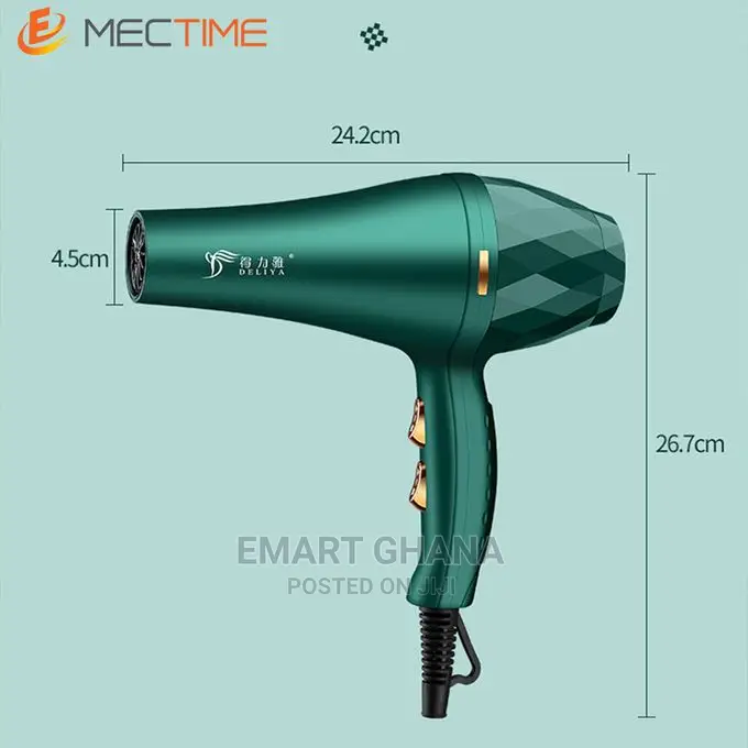 Deliya Hair Dryer Blow Dryer Hair Tools+ Nail Clipper Set 6