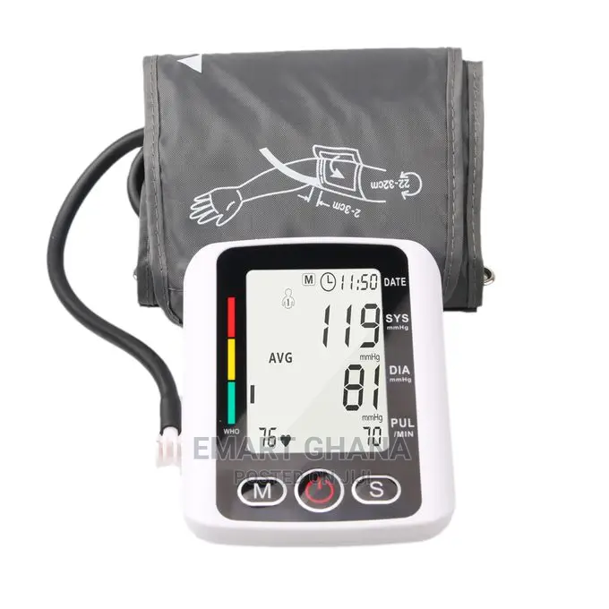 Blood Pressure Monitor Bp Pulse Health Monitor Wrist Arm Vas