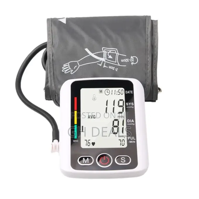 Blood Pressure Monitor Bp Pulse Health Monitor Wrist Arm Vas