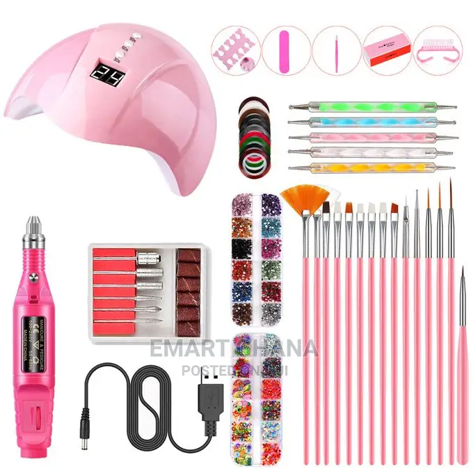 Nail Art Care Set Acrylic Powder Nail Dryer LED LAMP Manicur