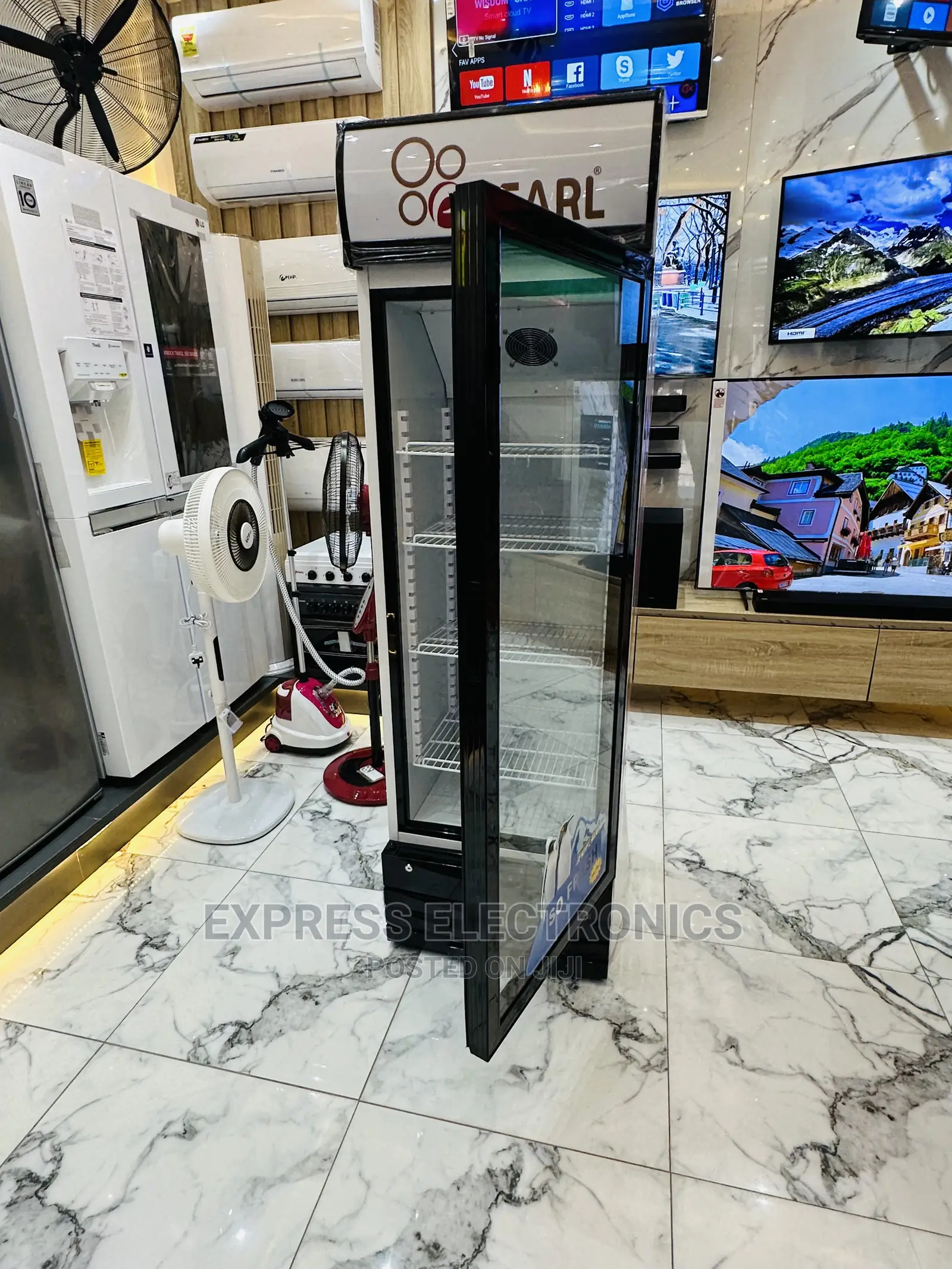 Ultra Modern Dmfast Cooling Display Fridge Pearl PVC-49
