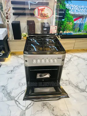 Top Cooker 4burner Gas Stove Grill 50/55 Oven Sliver