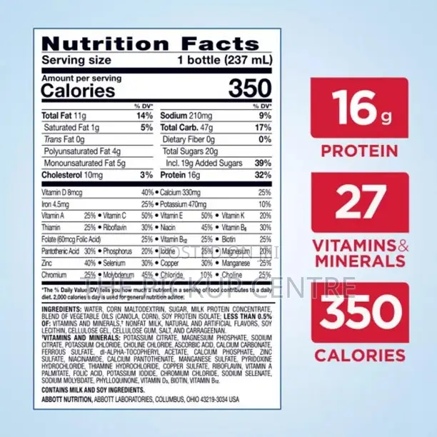 Ensure Plus Vanilla Nutrition Shake, 24 Pk