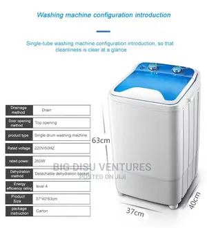 7kg Portable Washing Machine Witb Spin Dryer