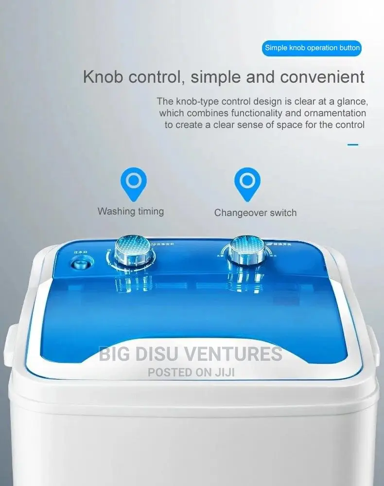 7kg Portable Washing Machine Witb Spin Dryer