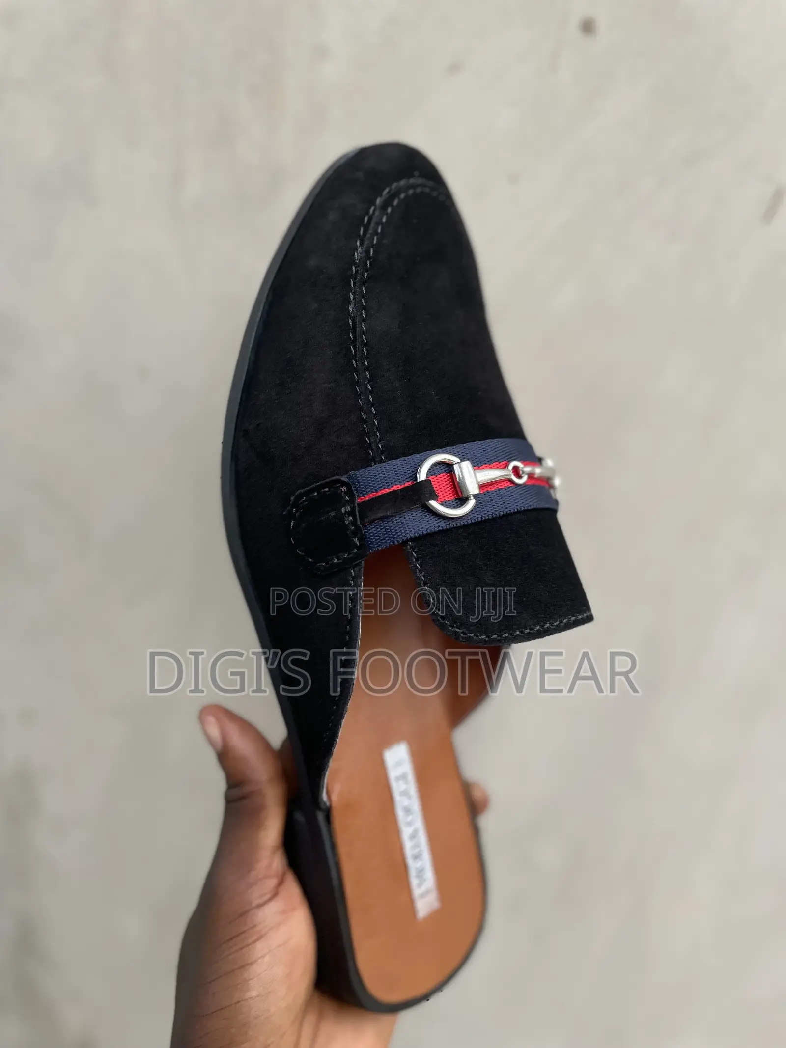 Black Louis Vuitton Half Shoe