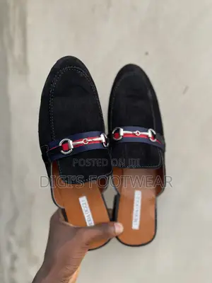 Black Louis Vuitton Half Shoe