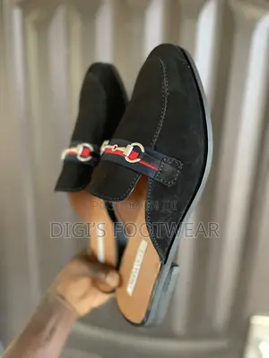 Black Louis Vuitton Half Shoe