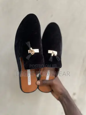 Black Ring My Bell Half Shoe