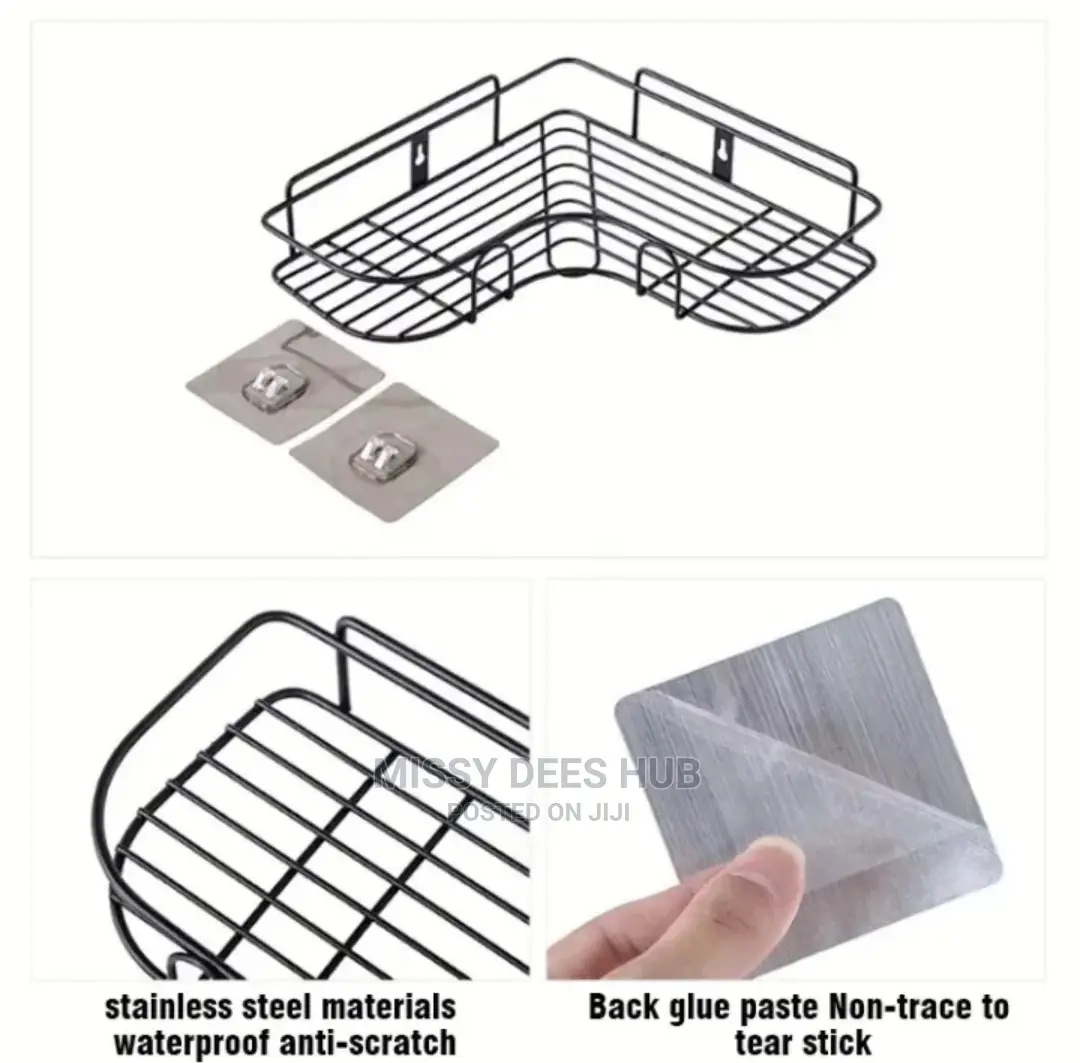Multipurpose Adhesive Corner Rack