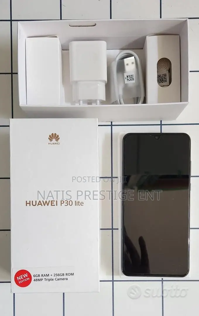 New Huawei P30 Lite 256 GB White