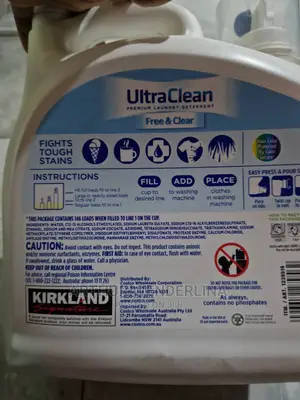 Powerful Laundry Detergent Kirkland (146 Loads)5.73liters