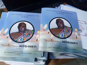 Funeral Brochure (A5 and A4 Size, Moq =100pcs)