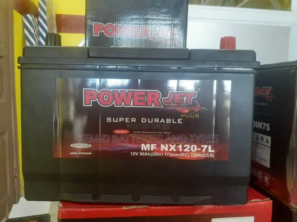 17 Plates Jet Power Batteries - 12V - Free Delivery