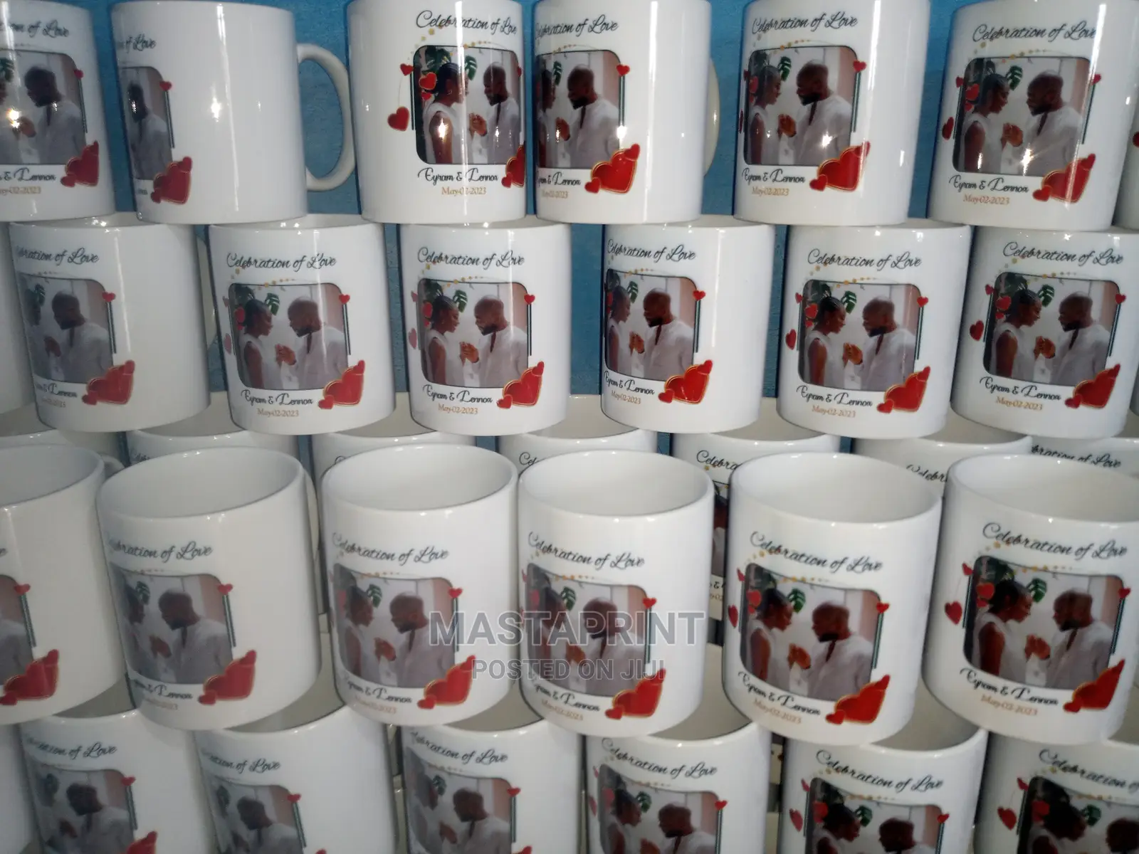 White Mug Printing ( Minimum= 100pcs)