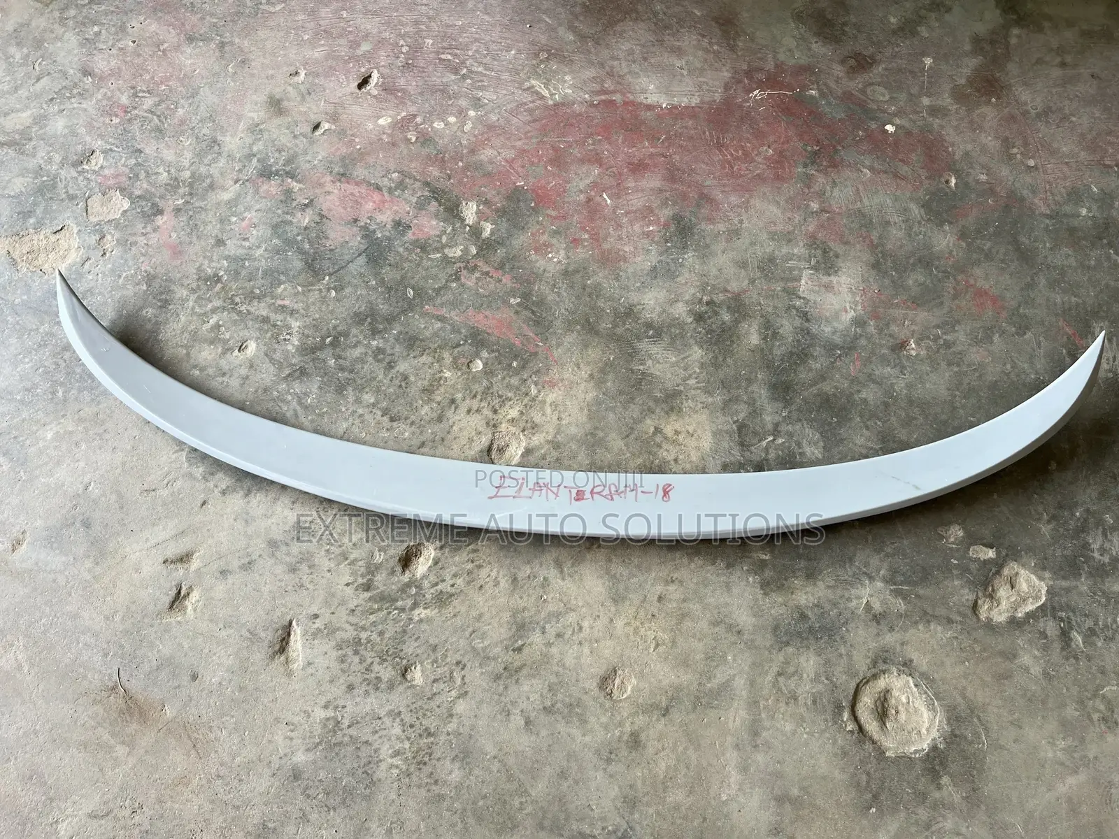 Hyundai Elantra 2014 - 2016 Boot Spoiler