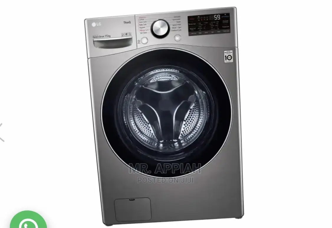 High Quality LG Front Load Washing Machine(F0L9DYP2S) Gray.