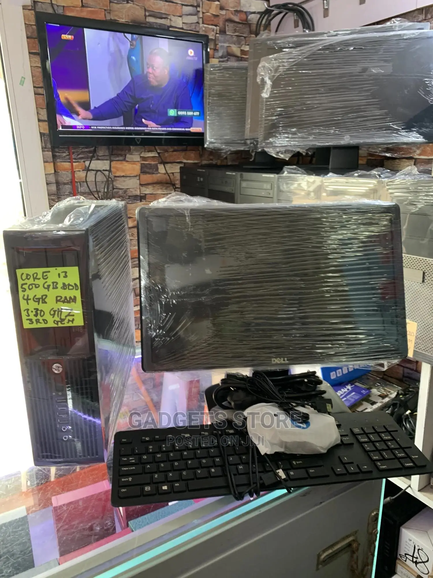 Desktop Computer HP 4GB Intel Core I3 HDD 500GB