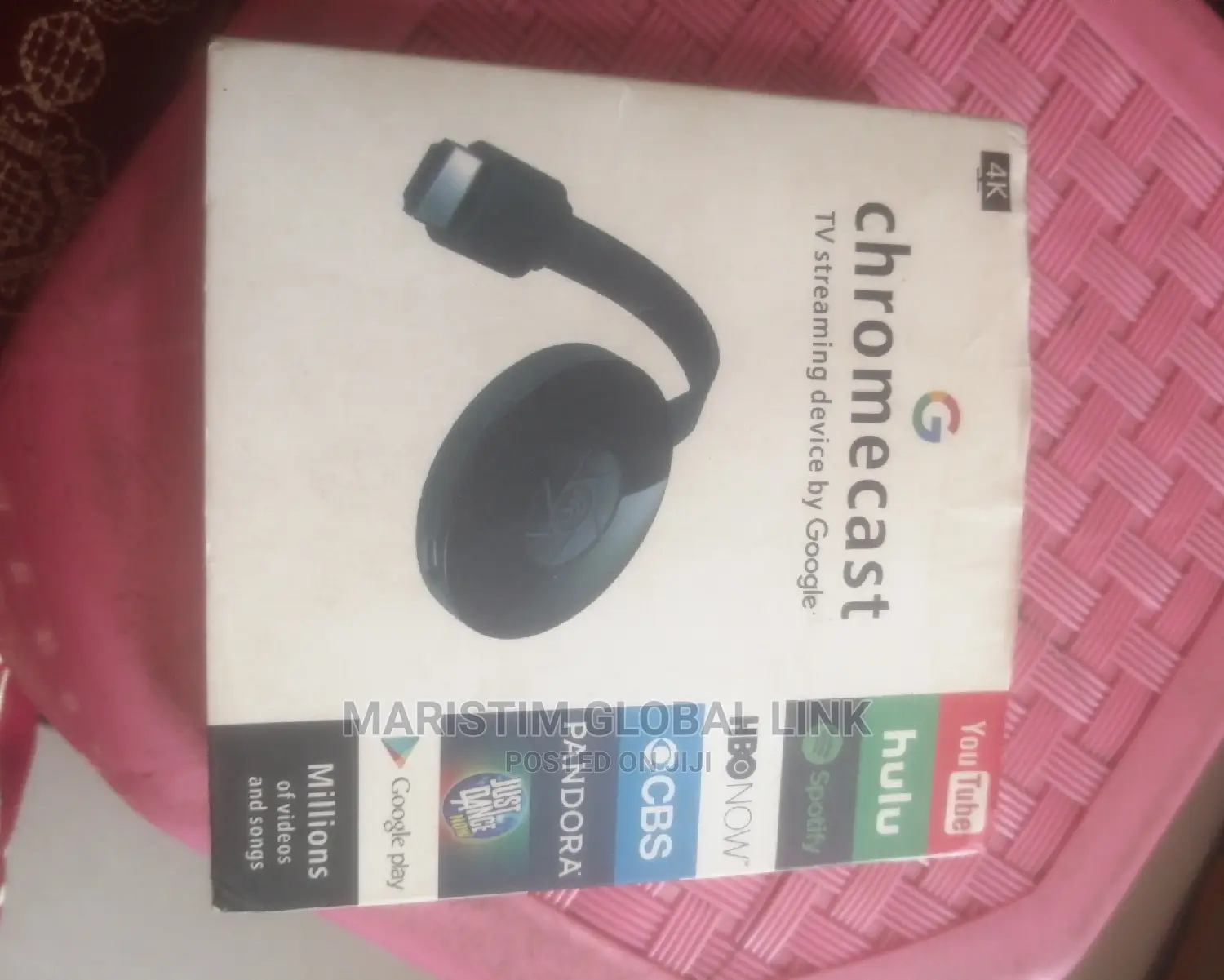 Chrome Cast (Tv Streaming Device on Your Phone)