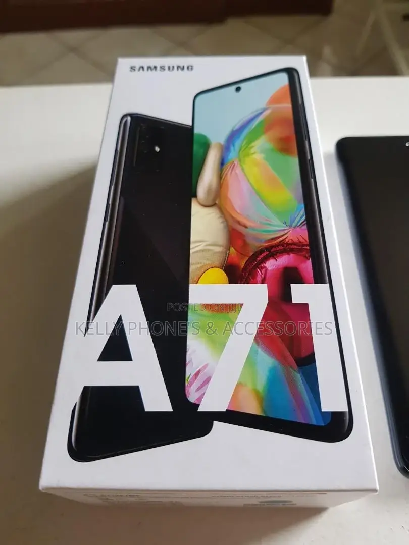 New Samsung Galaxy A71 5G UW 128 GB Black
