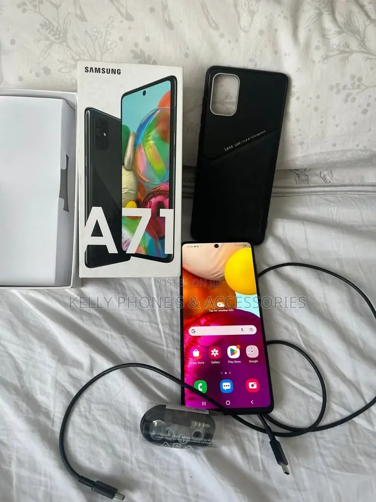 New Samsung Galaxy A71 5G UW 128 GB Black