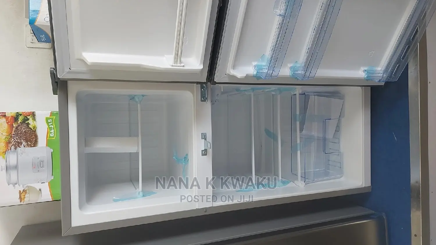 108liters_pearl Pf17 Double Door Fridge With Top Freezer