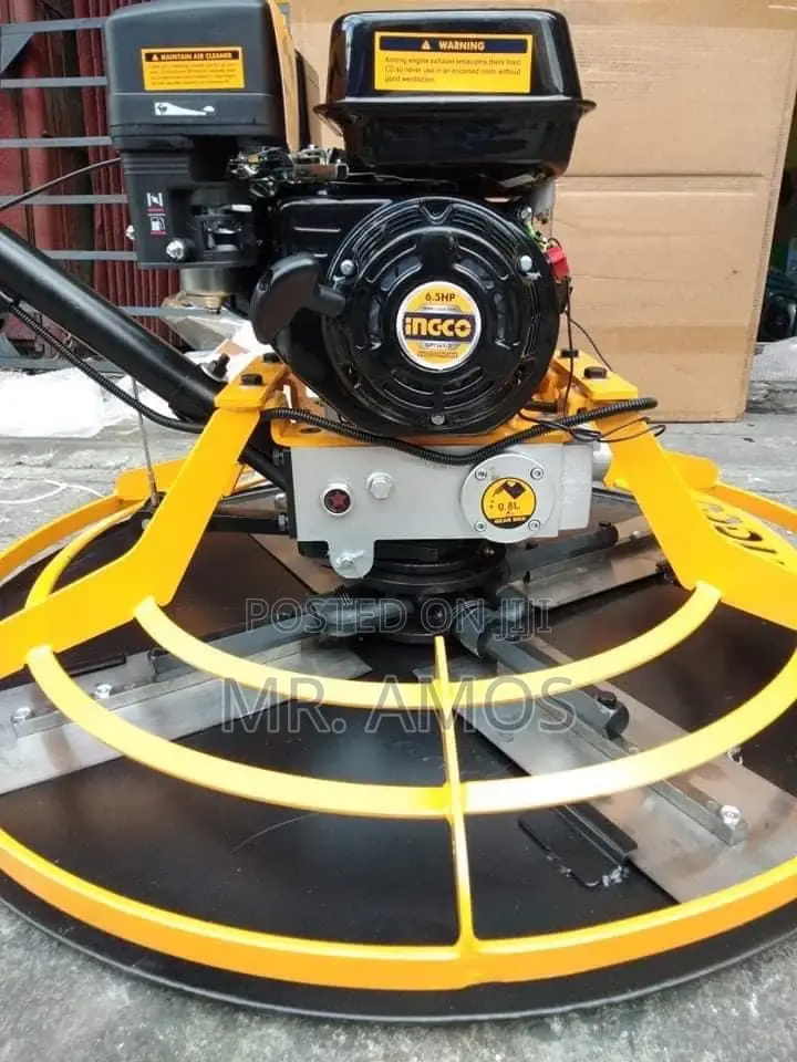 6.5 Horsepower Gasoline Power Trowel 78kgs With 1 Free Pan - Gpt361-2