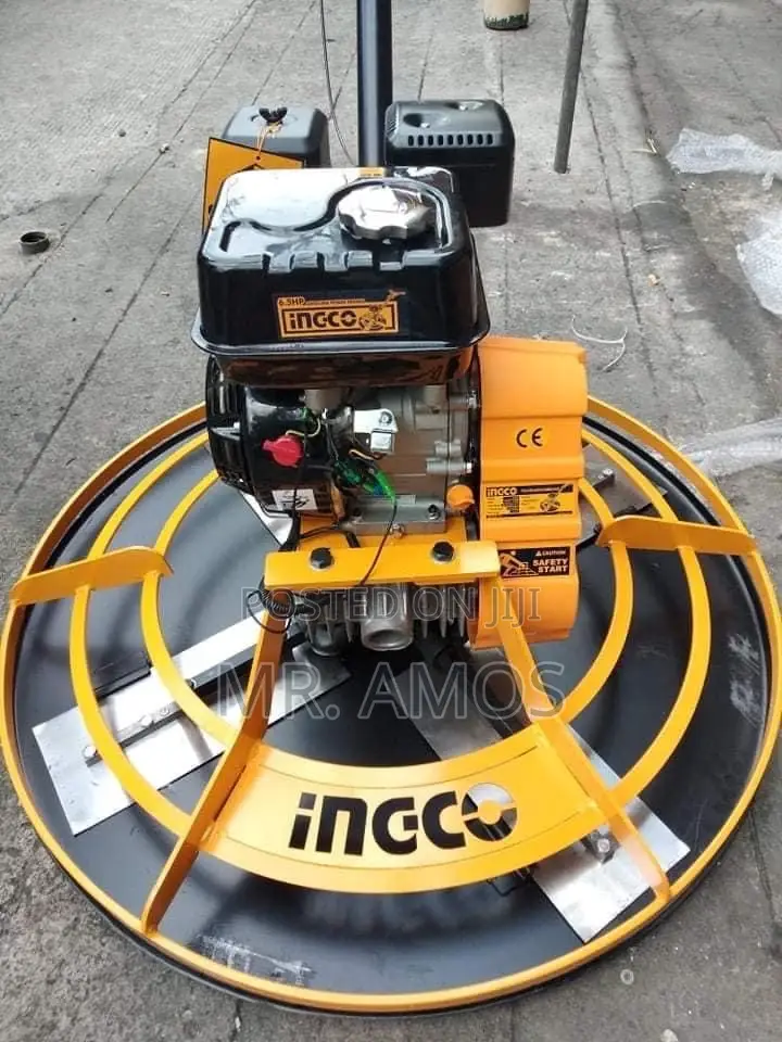 6.5 Horsepower Gasoline Power Trowel 78kgs With 1 Free Pan - Gpt361-2