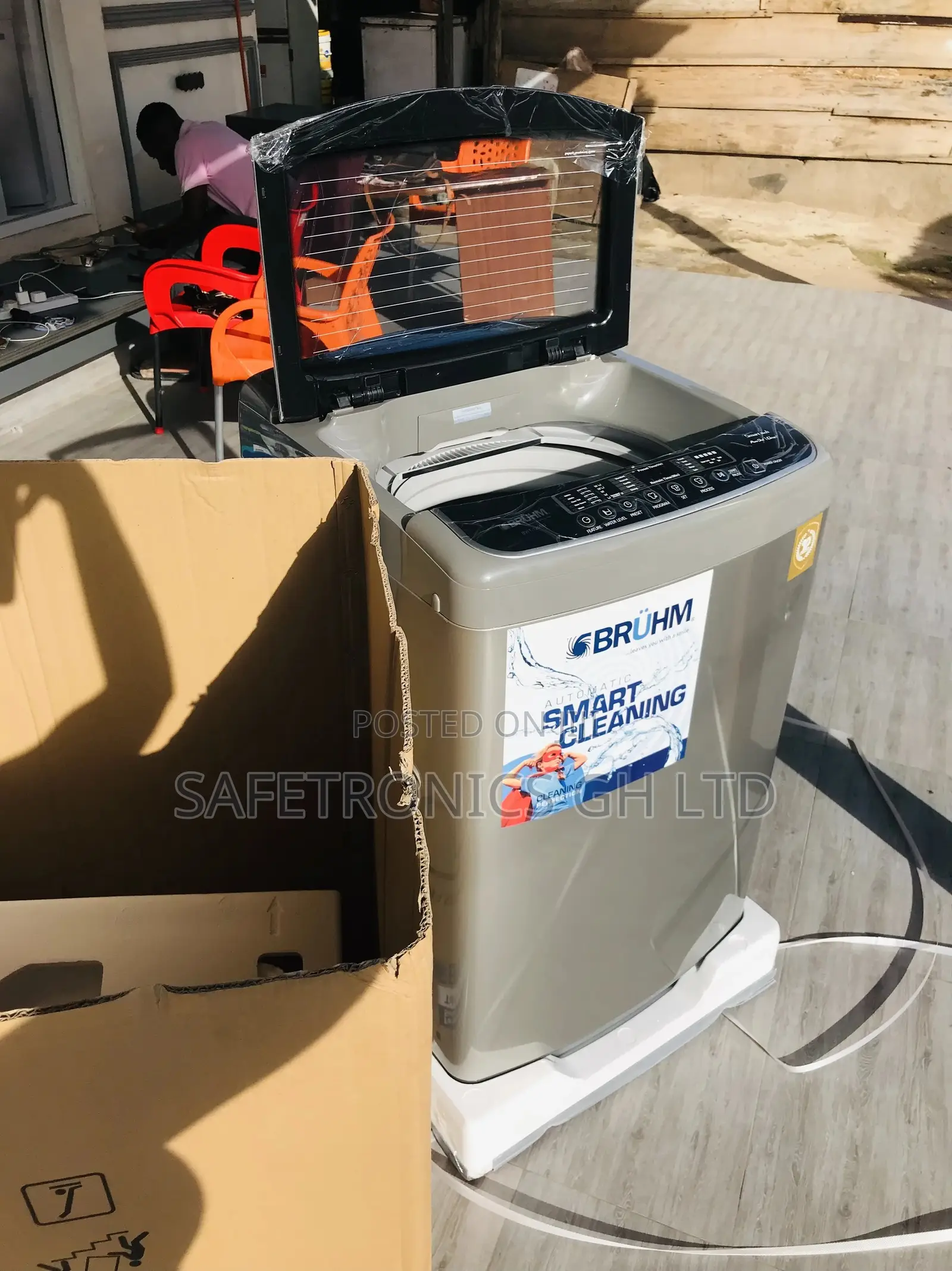 Smart Washingmachine 12kg Bruhm Top Load 