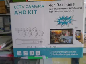 Complete Set of 4 Channels AHD 2mp