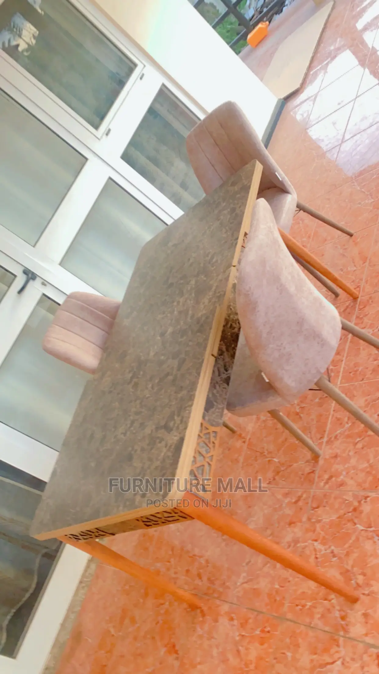 Sweet Dinning Table With Six Chairs Available as Seen
