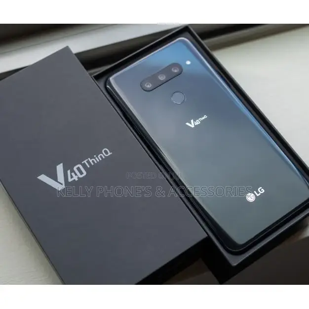 New LG V40 ThinQ 128 GB Black