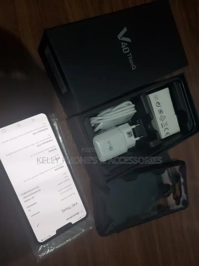 New LG V40 ThinQ 128 GB Black