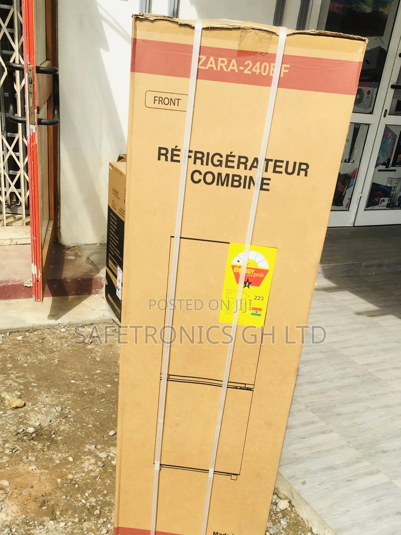 Bottom Freezer Two Doors Zara-240 6 Shelves Refrigerator 