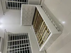 White Double Bedframe With Mattress and Drawer