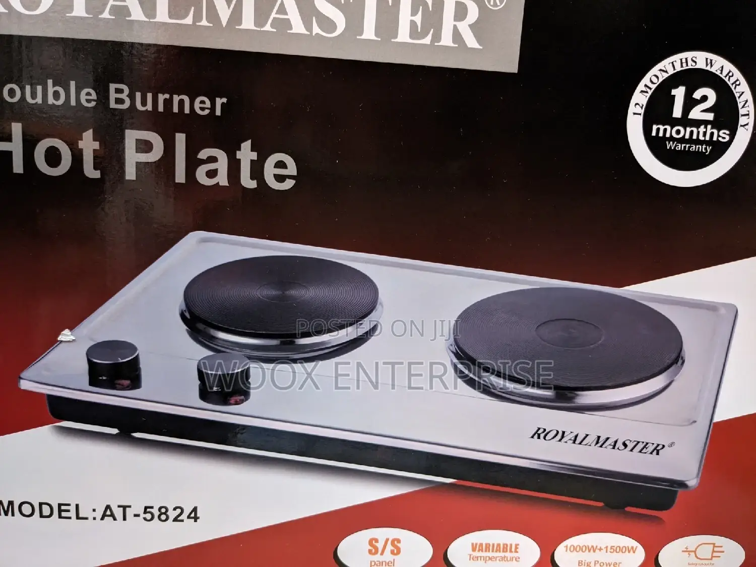 Royal Master Hot Plate (Double)
