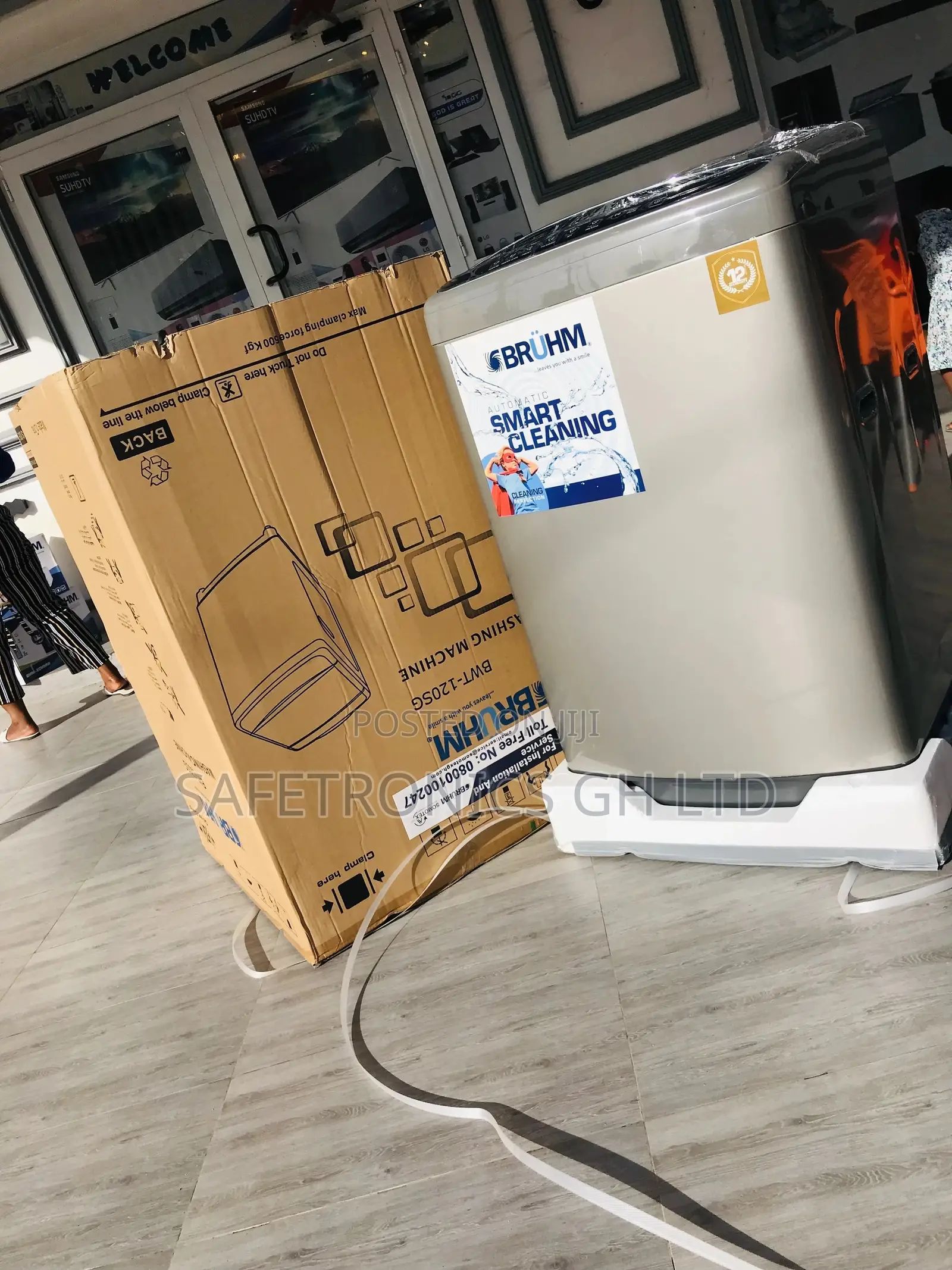 Durable Top Load Bruhm Washingmachine 12kg 