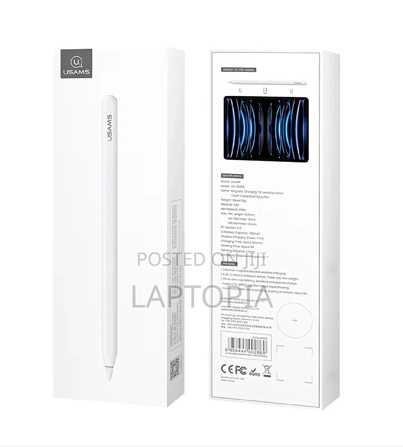 Apple iPad Stylus Pen With Magnetic Wireless Charging