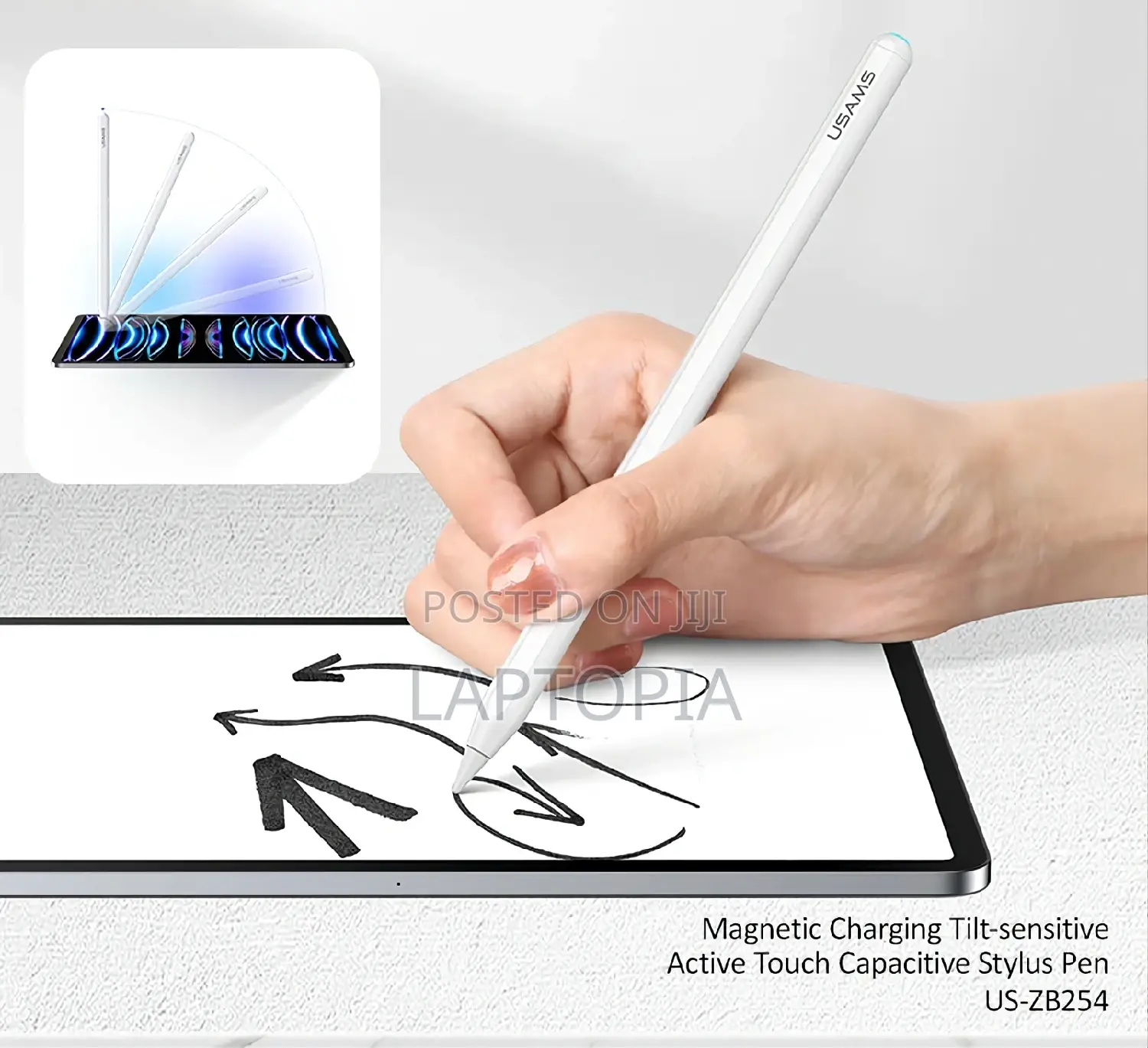 Apple iPad Stylus Pen With Magnetic Wireless Charging