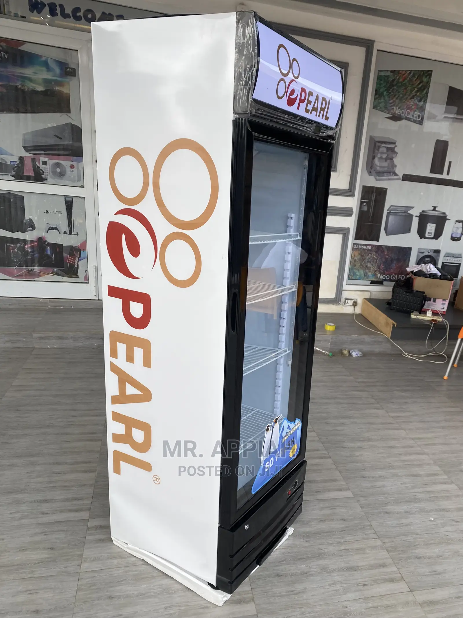 High Quality Pearl 318L Beverages Refrigerator Display,PVC46