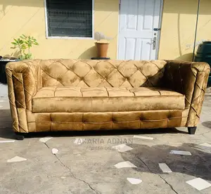 3 Seats Sofa Gold