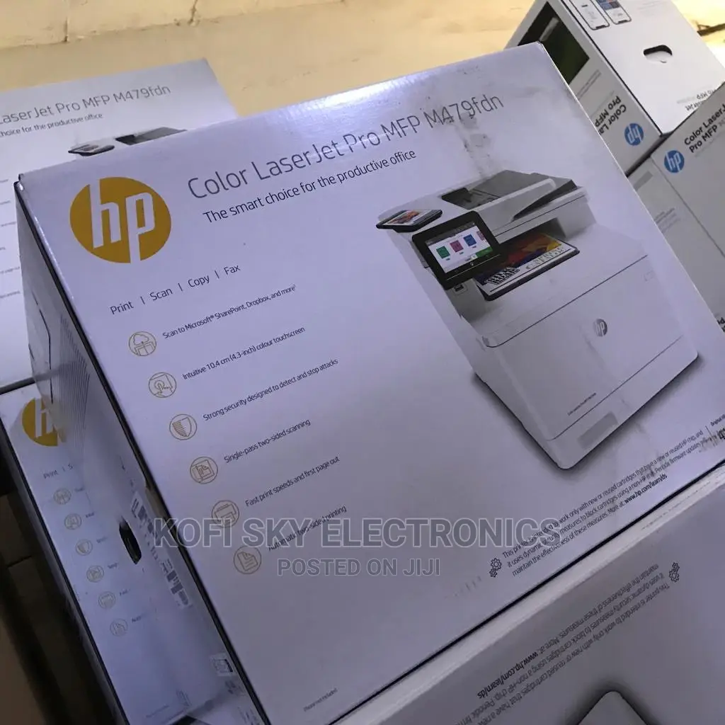 Wonderful Hp Color Learjet Pro MFP M479fdn Network Printer